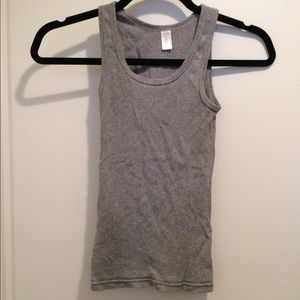 LIKE NEW 🌟 J.Crew Grey Ribbed Tank - Size XS