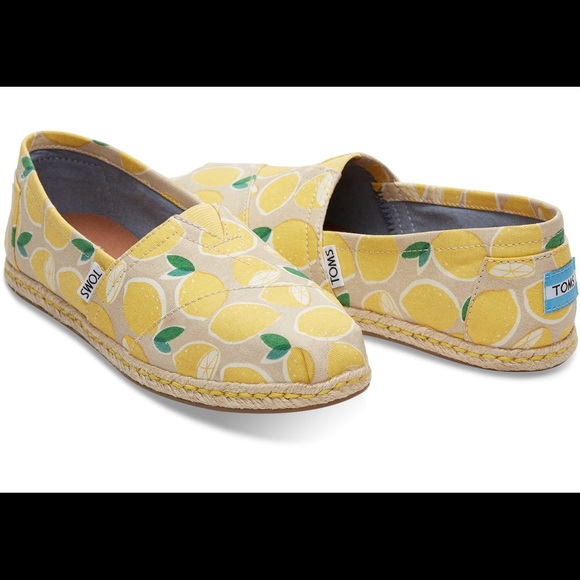 toms lemon shoes