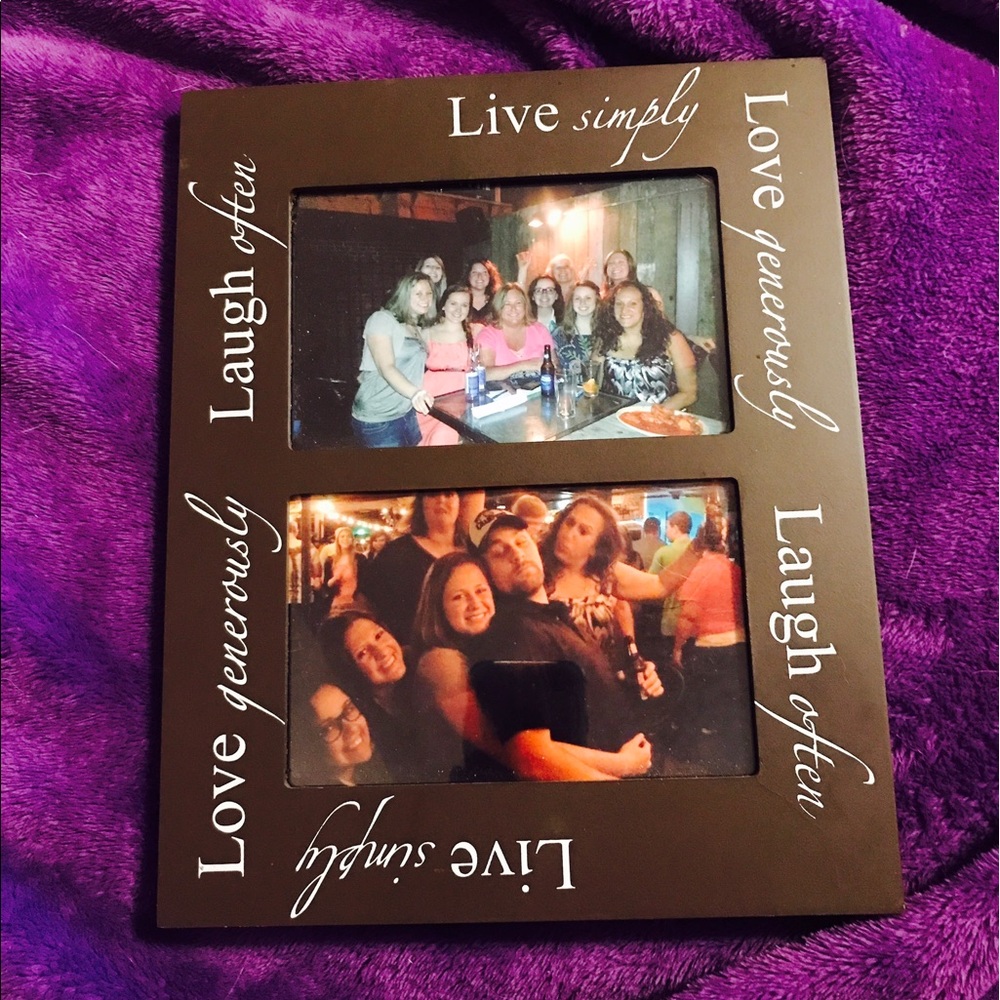 Brown picture frame