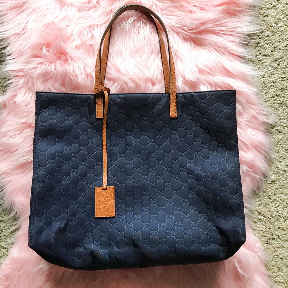 Gucci Monogram Guccissima Tote Bag