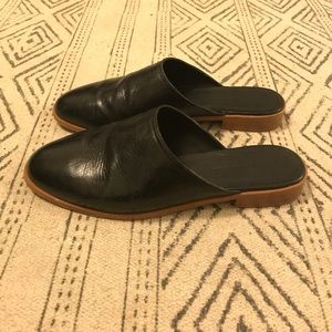 Zara basic collection leather mules