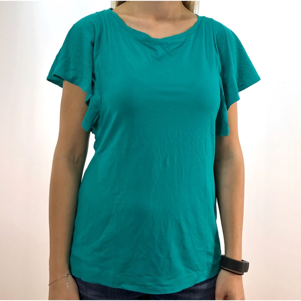 Banana Republic Stretch Teal Tshirt
