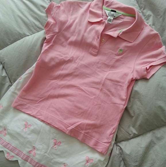 Lilly Pulitzer 'baby' style pink polo - Picture 2 of 3