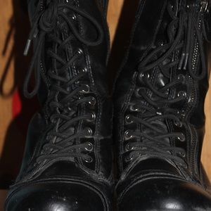 Black Combat Boots