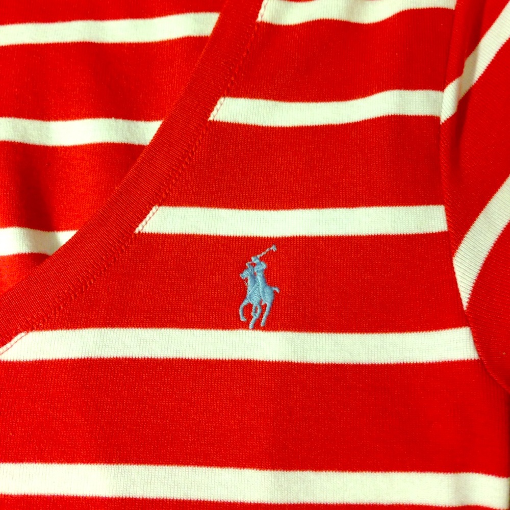 Ralph Lauren sport women's V-neck size large.