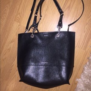Reversible Calvin Klein Black Tote