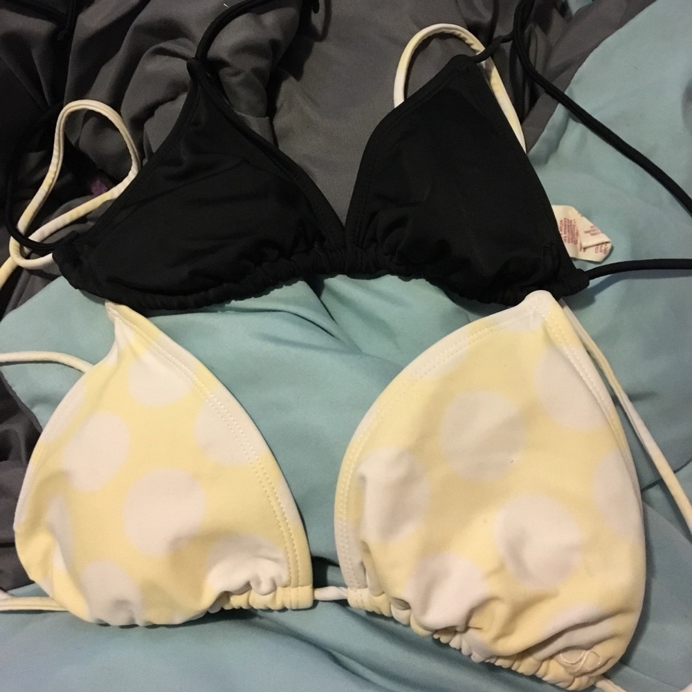 Two bikini tops!