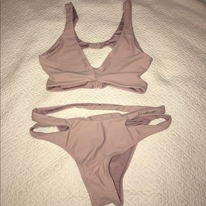 Tobi rose bikini set