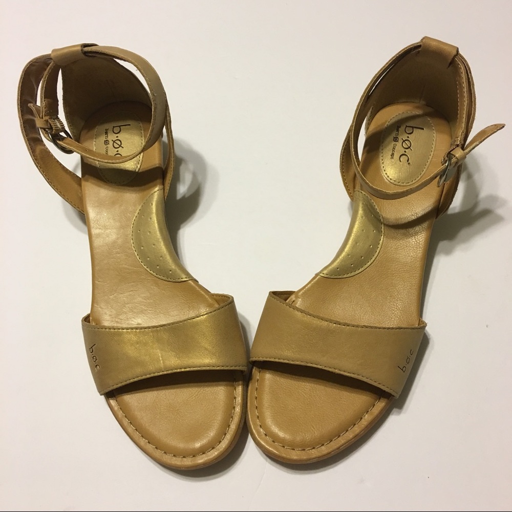b.o.c Tan leather sandals