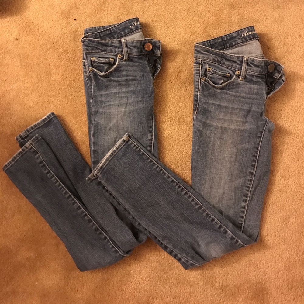 American eagle skinny jeans bundle! 👖🎀