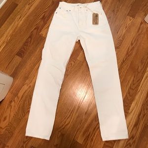 Madewell Perfect Summer Jean White