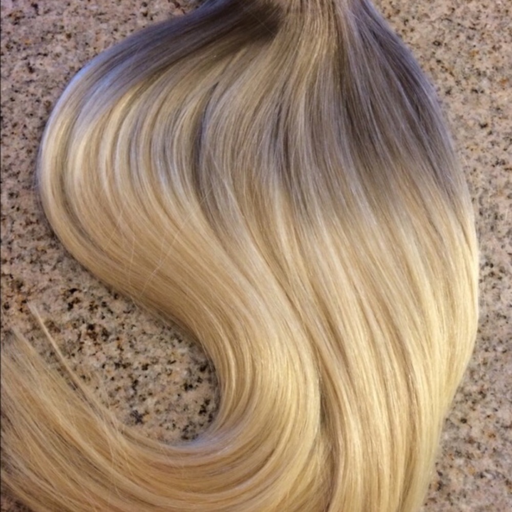 Ombré balayage 22" Clip in Hair Extensions