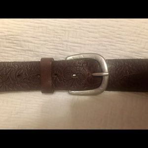 Leather belt