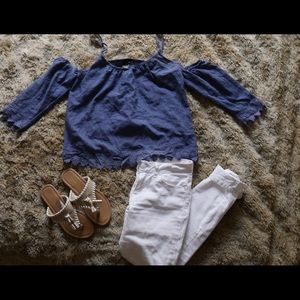 Off shoulder Blouse Wetseal