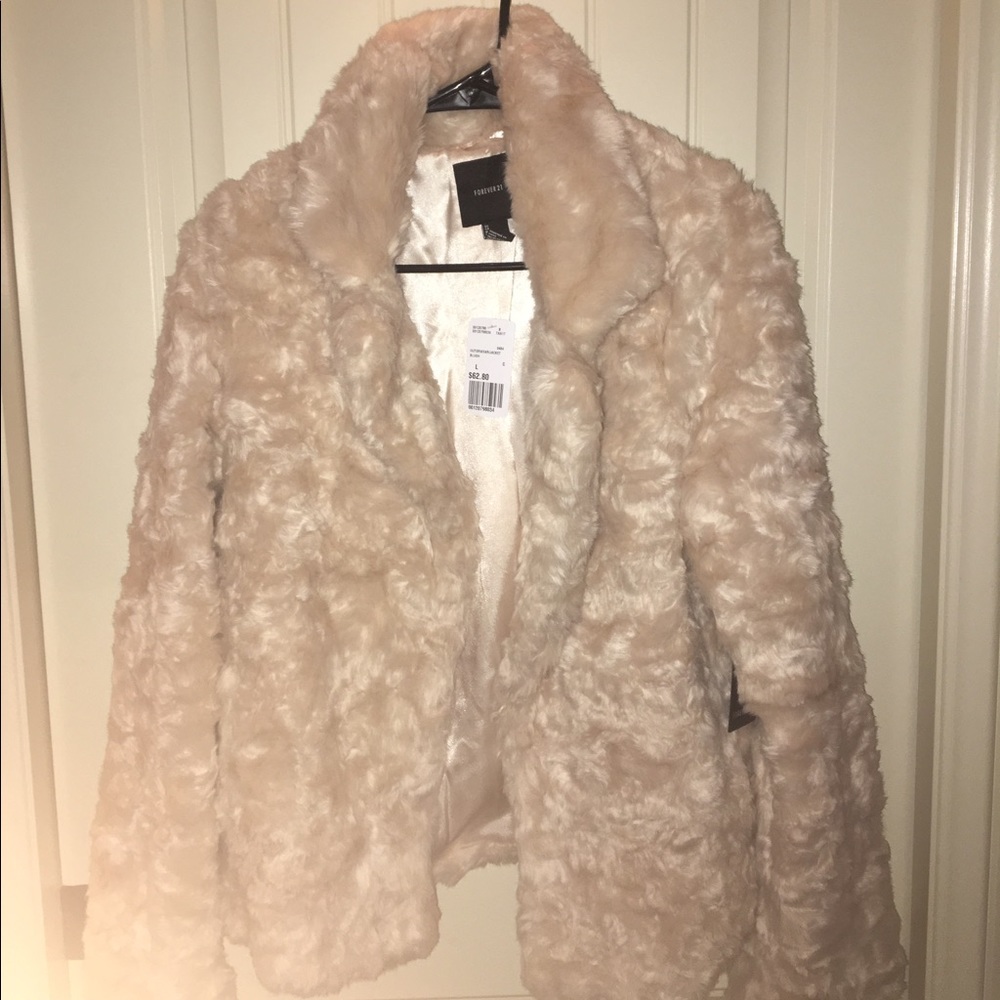 Luxury Faux Fur Jacket (New)