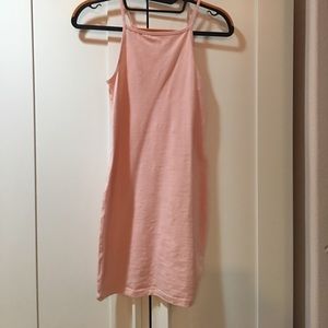 Baby pink American apparel dress