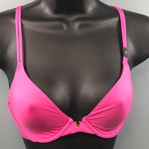 Victoria's Secret unlined Demi plunge bra 32C pink