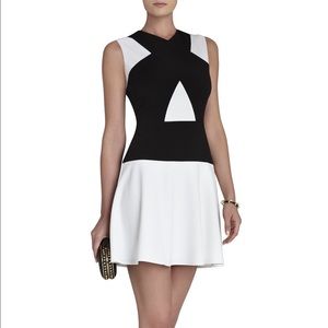 Bcbgmaxazria Aloissa Color-Blocked Ponte Dress