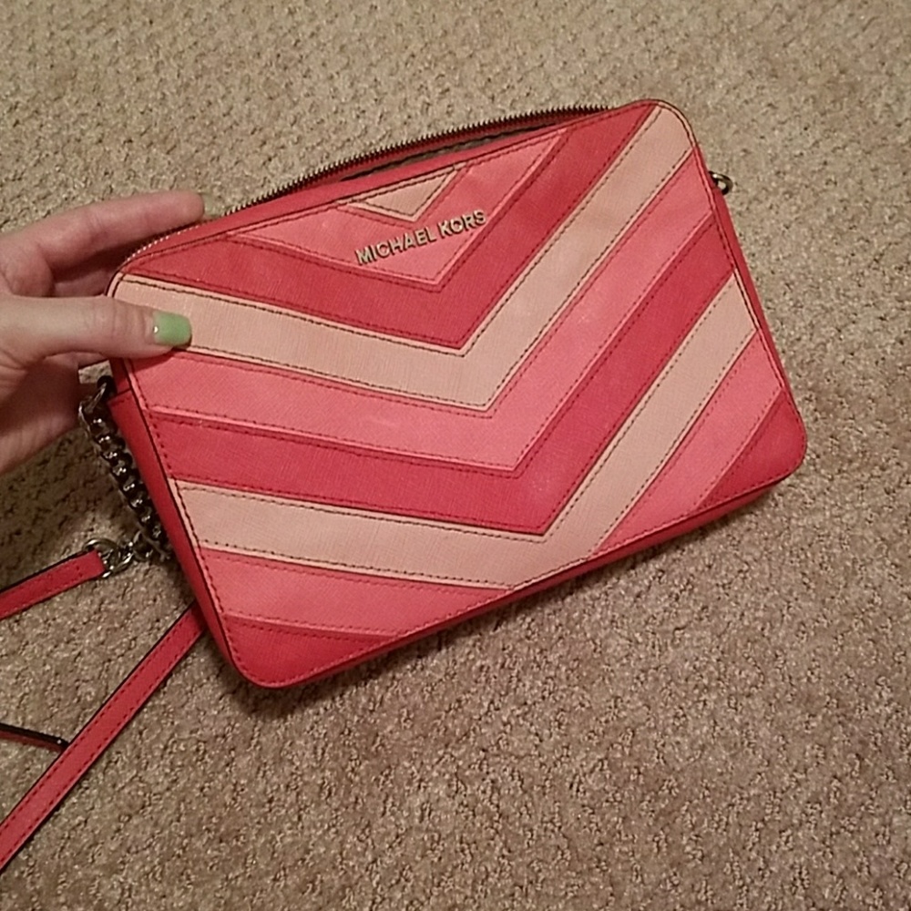 Saffiano leather Michael Kors purse