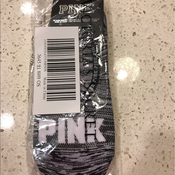 2 VS VICTORIAS SECRET PINK ULTIMATE NO-SHOW SOCK - Picture 3 of 3