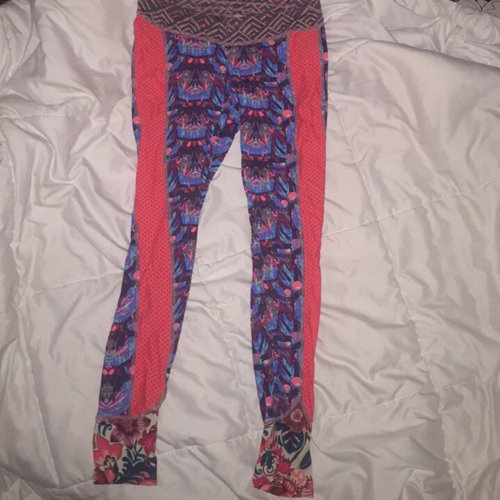 Orange pattern Maaji leggings