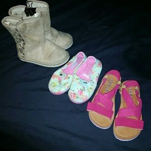Size 8 toddler girls shoe lot