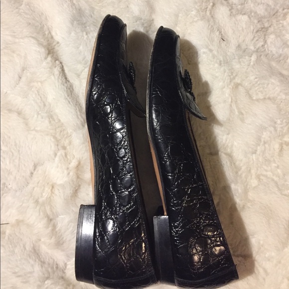 EUC Salvatore Ferragamo Black Tassel Loafers, 8N - Picture 3 of 8