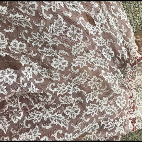 Vintage I Magnin Tulle and Lace Party Dress - Picture 3 of 4