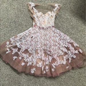 Vintage I Magnin Tulle and Lace Party Dress