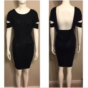 LULU'S Cowl at the Moon Slit Sleeve Dress. NWOT