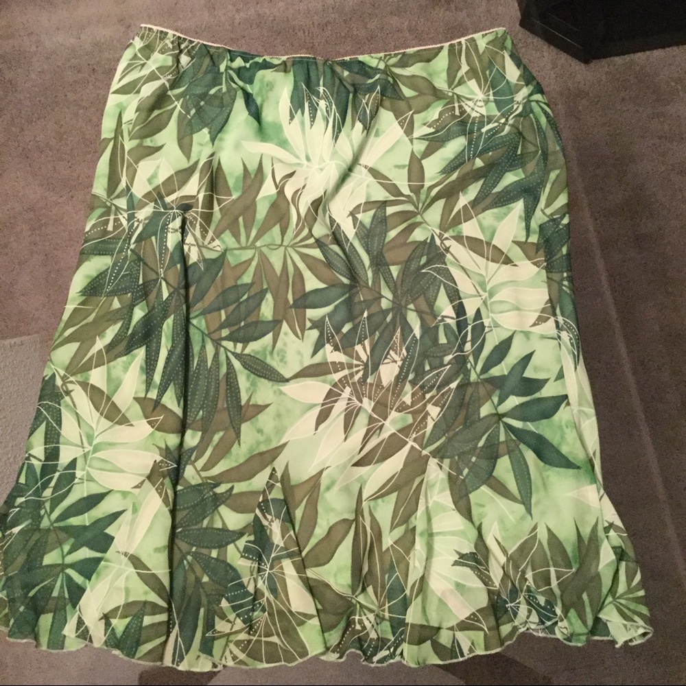 Tropical Green Skirt
