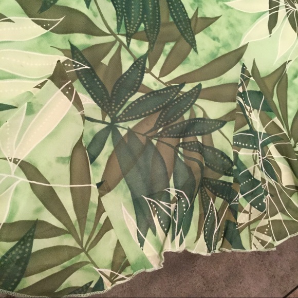 New York Clothing Company Skirts - Tropical Green Skirt New York Clothing Company Skirts - Tropical Green Skirt