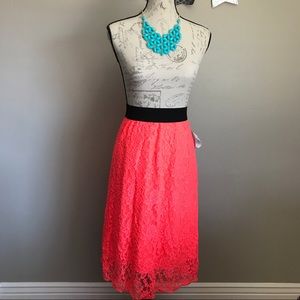 NEW 2xl Lola Neon Coral skirt