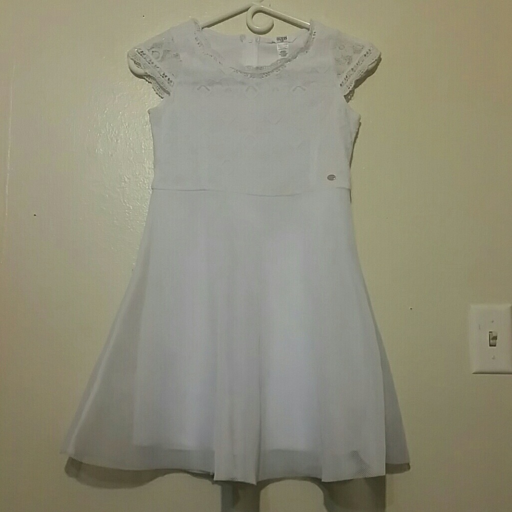 All white kids dress
