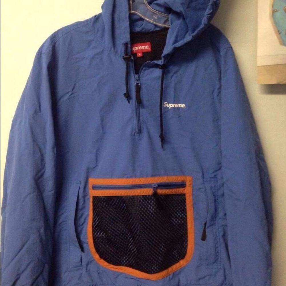 Supreme front patch windbreaker