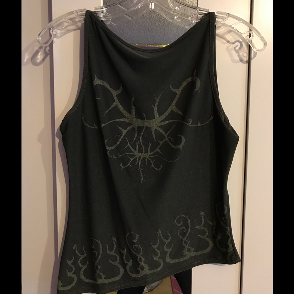 Vintage dark green top!!