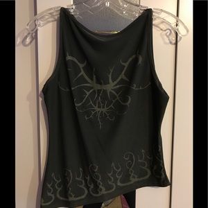 Vintage dark green top!!