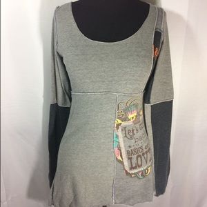 Rico Adair Handcrafted Patchwork Art Dress