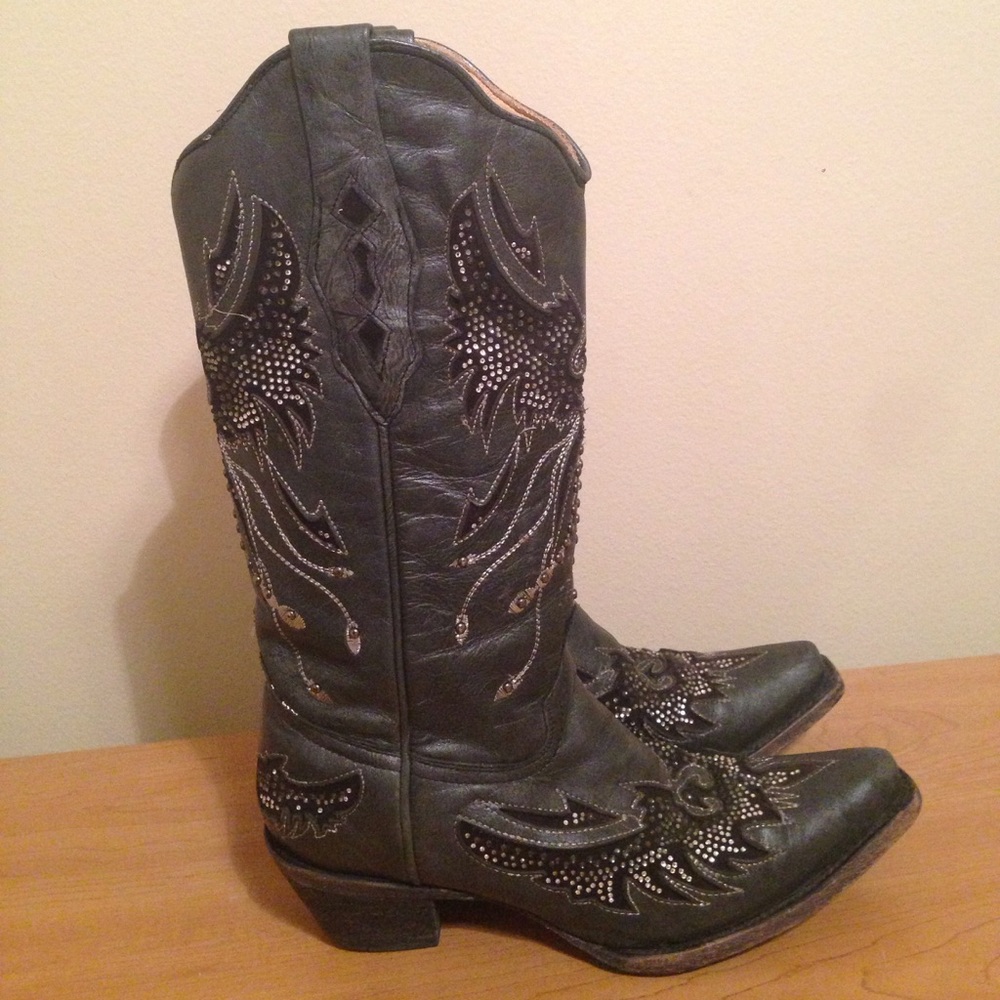 Corral Sequin Boots - Picture 2 of 4