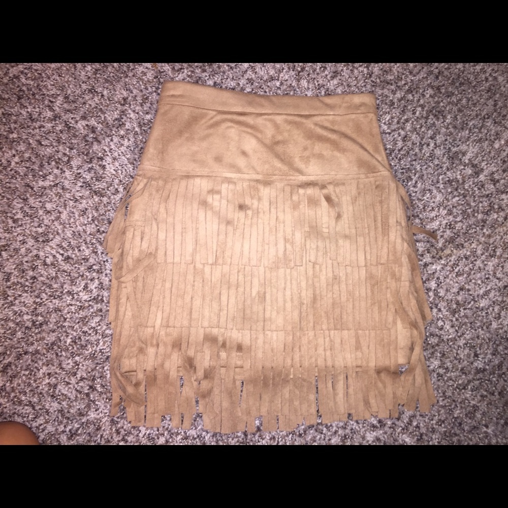 Fringe skirt