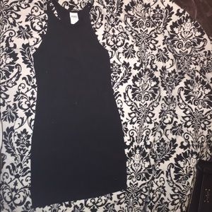 PINK mini black dress