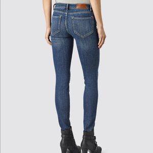 All Saints Mast Skinny Jeans Size 27