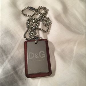Dolce & Gabbana Dog Tag Necklace