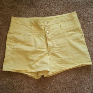 Yellow shorts