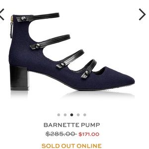 Tory Burch Barnett Pump Shoes Navy Size 8
