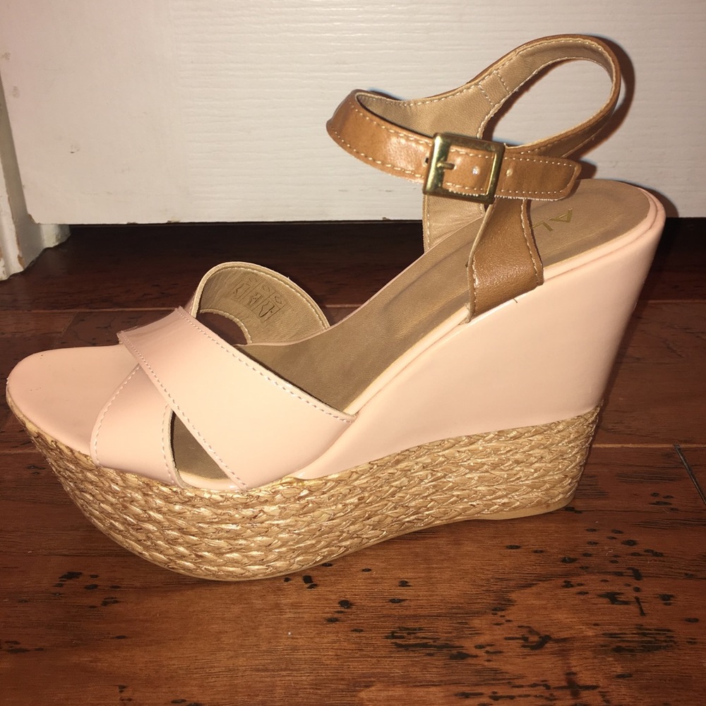 Pink Aldo Wedges