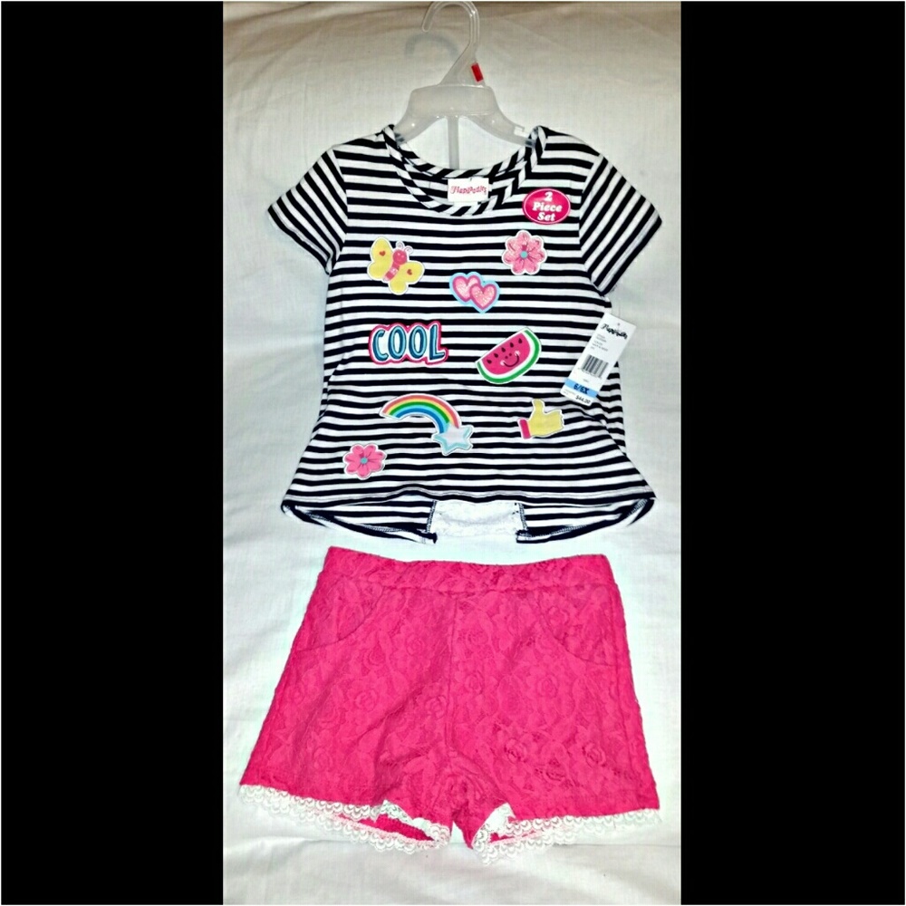 🚫SOLD🚫 Set•Top & Shorts•NWT•6/6X