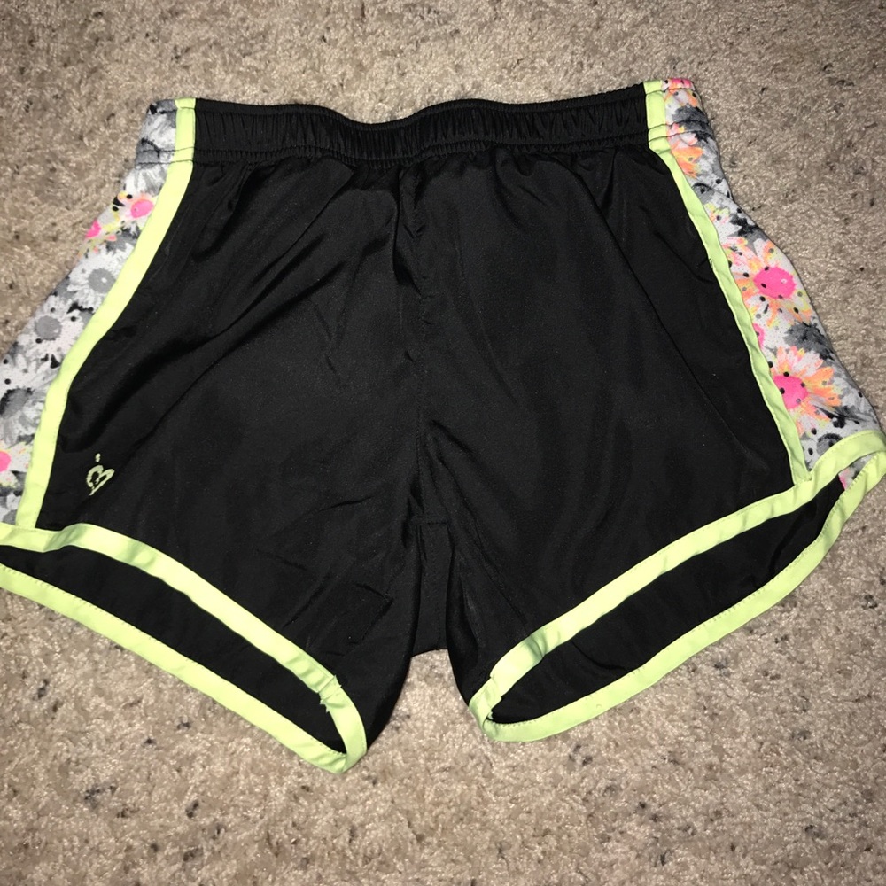 Black track shorts