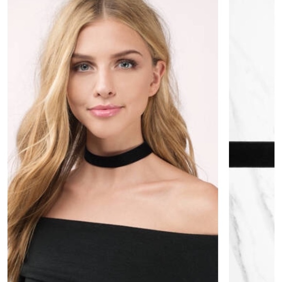 BLACK VELVET CHOKER - Picture 1 of 1