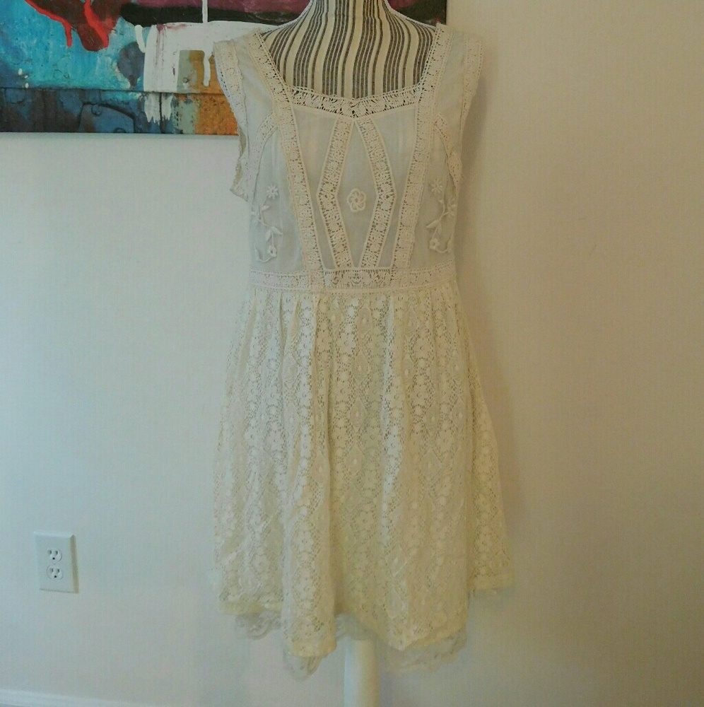 Off white lace dress